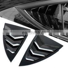 Car Side Vent Rear Quarter Window Louver Cover Trim For Tesla Model Y Accessories thumbnail-1
