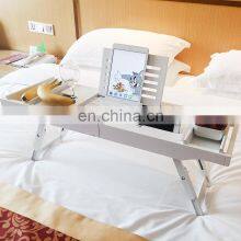 Bamboo Bath Caddy Bathtub Tray Wood Extendable Bridge With Holder for Candle Wine Glass Book Tablet Ipad Phone thumbnail-3