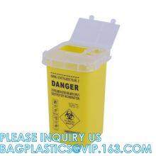 for Hospital Use Medical Waste Sharps Container, Sharps Box/ Sharps Containers, Sharpsguard Yellow Lid 1 Ltr Sharps, Sha thumbnail-2