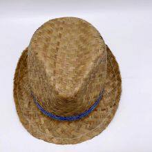 Summer Vintage Lafite Handwoven Jazz Straw Hat British Versatile Top Hat thumbnail-2