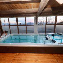 Large Above Ground Swim Spa Swimming Pool Kits Swimming Tub Factory thumbnail-2