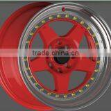 14X7.0 After Market Aluminium Car Alloy Wheels Rims 0 Offset 6x139.7 Black Machined Face for 4x4 Suv off Road Light Truck Car fr thumbnail-3