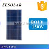 150w poly solar panels