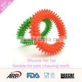Silicone Teether Kids Chewing Bitting Toy FDA LFGB
