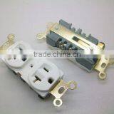 Practical Super Tough Nylon UL Listed Nema 5-20r/duplex Socket Outlet/NEMA 5-15 Socket Outlet