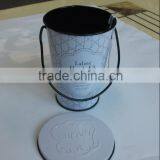 CCBB-T203 Mini Candy Tin Bucket, Gift Bucket, Candy Bucket With Lid, Embossing Logo thumbnail-1