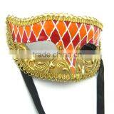 Custume Carnival Accessories HT-HF026 Plastic Half Face Party Eye Mask and Eye Mask Satin thumbnail-3