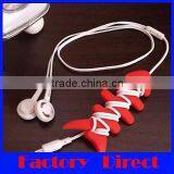 Fashion Cute Silicone Cable Winder Earphone Cord Winder Fish Bone Cable Winder thumbnail-1