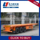 All aluminum structure corrosion resistance china 40 ton low bed semi trailer
