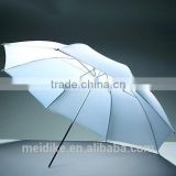 Simple and decent big white umbrella for indoor photography