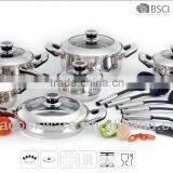 18Pcs 18/8 Stainless Steel Kitchenware