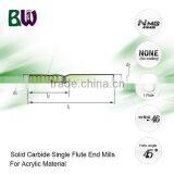 Tungsten Carbide Single Flute End Mill Cutters For Cutting Acrylic thumbnail-2