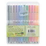 Mont Marte Fine Tip Marker Tri Grip in Case 12pce thumbnail-3