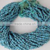 Synthetic Freeform Matrix Turquoise Smooth Chips Beads Strands,Jewelry Making Chips,14" Long,Uncut Bead thumbnail-1