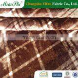 Hot Selling 100% Polyester Ice Bloom Printed Velour Upholstery Fabric