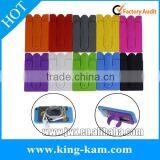 Promotion Gift Custom Logo 3M Adhesive Sticky Silicone Phone Card Holder thumbnail-1