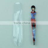Blue Dressing Girls Shape Personalized Slanted Tweezer thumbnail-1