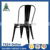 Cheap Metal Chairs Stackable Bar Bistro Steel Chairs For Sale thumbnail-1