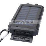 New Products 2016 8000mah Mobile Solar Charger Waterproof Power Bank With Compass thumbnail-3