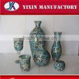 Factory Supply 2016 New Design Mosaic Glass Furniture Vase