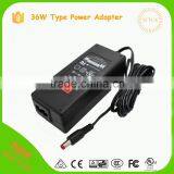 professional power supplier ac dc adapter 15v 3a with CE FCC UL GS etc