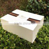 Embossing glossy lamination printing handling cardboard custom made jewelry gift boxes