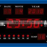 Led Calendar Digital Clock /digital Clock /table Clock With Alarm,temperature thumbnail-3