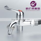 GLD Wall Mounted Bibcock / Cold Tap with Chrome Plated Wall Mounted ABS Plastic Bibcock /for Basin, Washing Machine and Outdoor