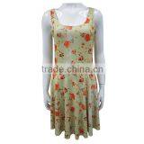 2015 New Arrival Sublimation Custom Ladies Dress Sleeveless Outdoor 3d Printing Dress thumbnail-2