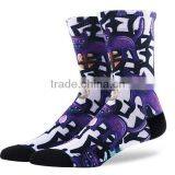 Customized Digital Sublimated Print Basketball Socks thumbnail-2