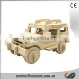 Jeep Wooden 3D Puzzle thumbnail-1