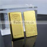 10 Ounces Replica Gold Bar / 9999 Fine Fake Gold Bar / Hot Sale 24K Gold Clad Bullion Bar