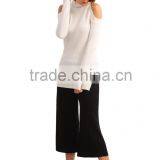 Fashion Women High Neck Plain Longsleeve Knit Sweater Top Quality Choice Supplier's Choice thumbnail-3