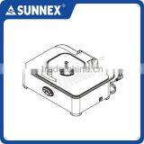 SUNNEX Modern Design Mirror Finish Stainless Steel Glass Lid Digital Control Full Size 8.5 Litre Catering Electric Chafing Dish thumbnail-2