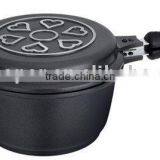 Casting aluminum double pan -new pressure cooker