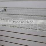 Powder Coat Metal Wire Basket Supermarket Storage Basket thumbnail-2