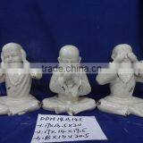 Cheap Blue Glazed Ceramic Buddha Head Sculpture thumbnail-1