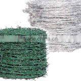 galvanized&pvc coated barbed wire/razor wire fence