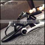 New Womens T-Strap Flat Flip Flop Monogrammed Sandals thumbnail-5