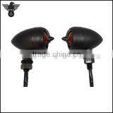 Classic Vintage LED Indicator Lamp With Black Tribar for Triumph Motorcycle thumbnail-5