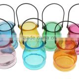 cheap colored hunging colored candle holder with modern design wholesale