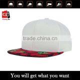 Custom Design Blank Snapback Hat With Printed Brim thumbnail-1