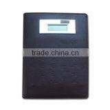 Leather Notebook Holder Organizer Book With Caculator (BLY5-4011PP) thumbnail-1