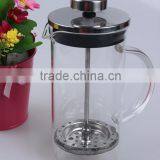 350ML New High Quality Borosilicate Glass Portable Tea Maker,stainless Steel Glass Tea Pot With Strainer thumbnail-2