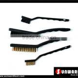 4PC Plastic Handle Wire Brush Set