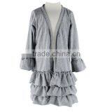 Children's Boutique Clothing Ruffle t Shirt Custom Deisgn Cute Comfort Colors T-shirts thumbnail-2