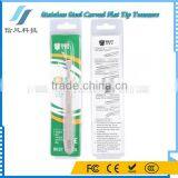 BST-36A Highly Precise Stainless Steel Curved Flat Tip Tweezers Tool thumbnail-2