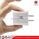 HUNDA Factory OEM 2 USB Port Slim 5V 2.4A High Speed Cell Phone Charger-white thumbnail-1