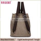 Japan and Korean Style Canvas School Backpack Travel Shoulder Bag thumbnail-3