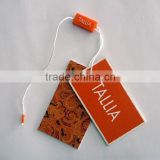 Luxury 300gsm art paper clothing hang tag